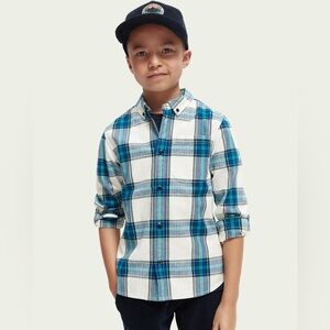 Scotch & Soda Boys Button Down Shirt NWT